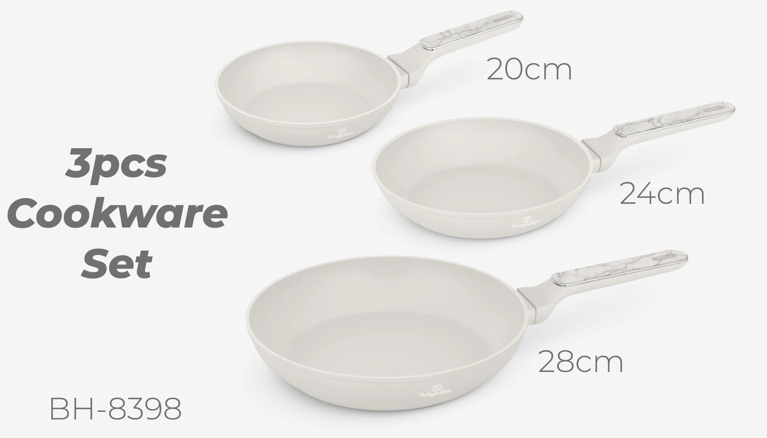 3pcs cookware set