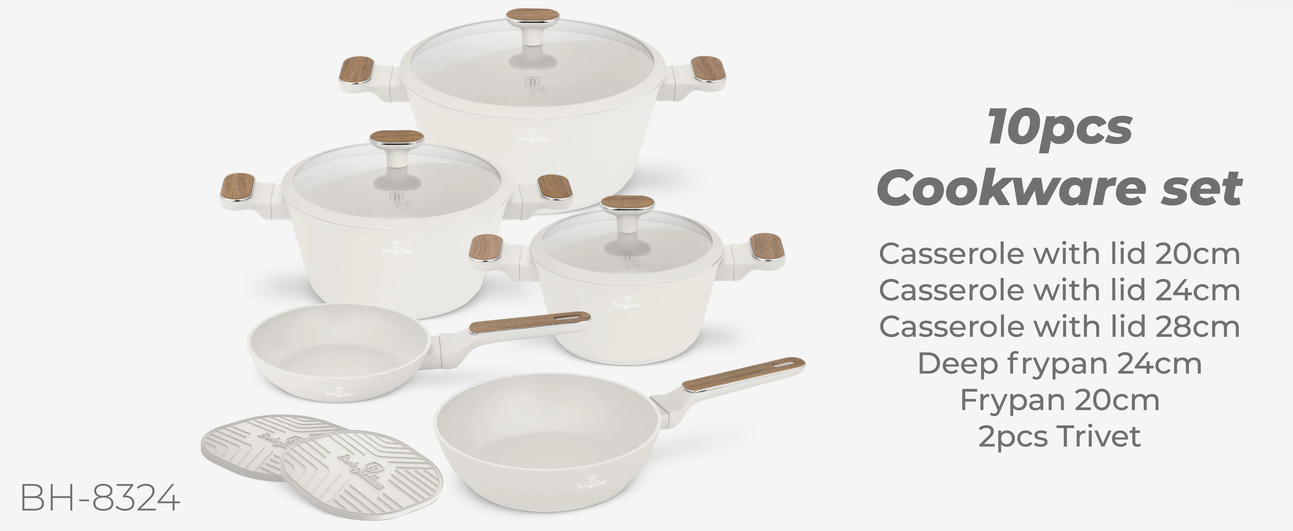 10pcs cookware set