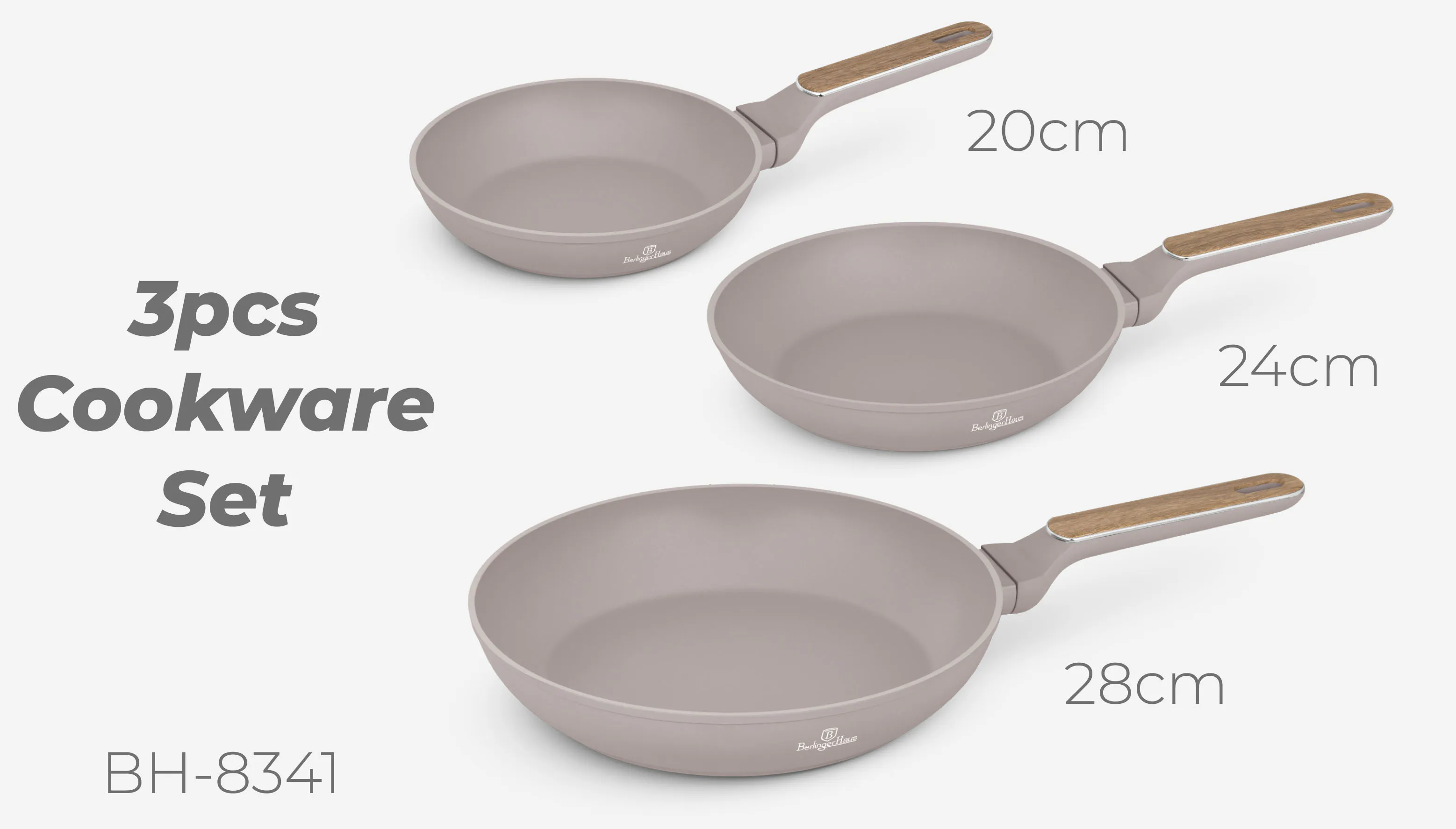 3pcs cookware set