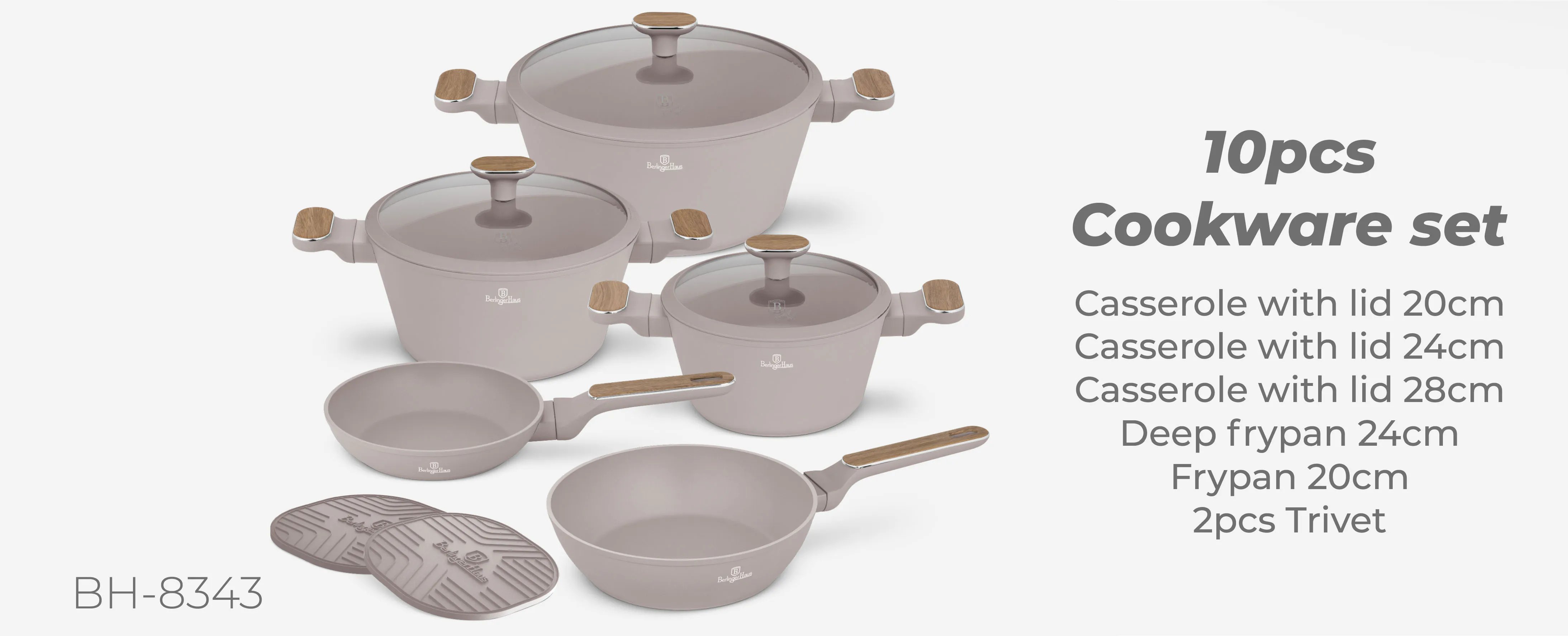 10pcs cookware set
